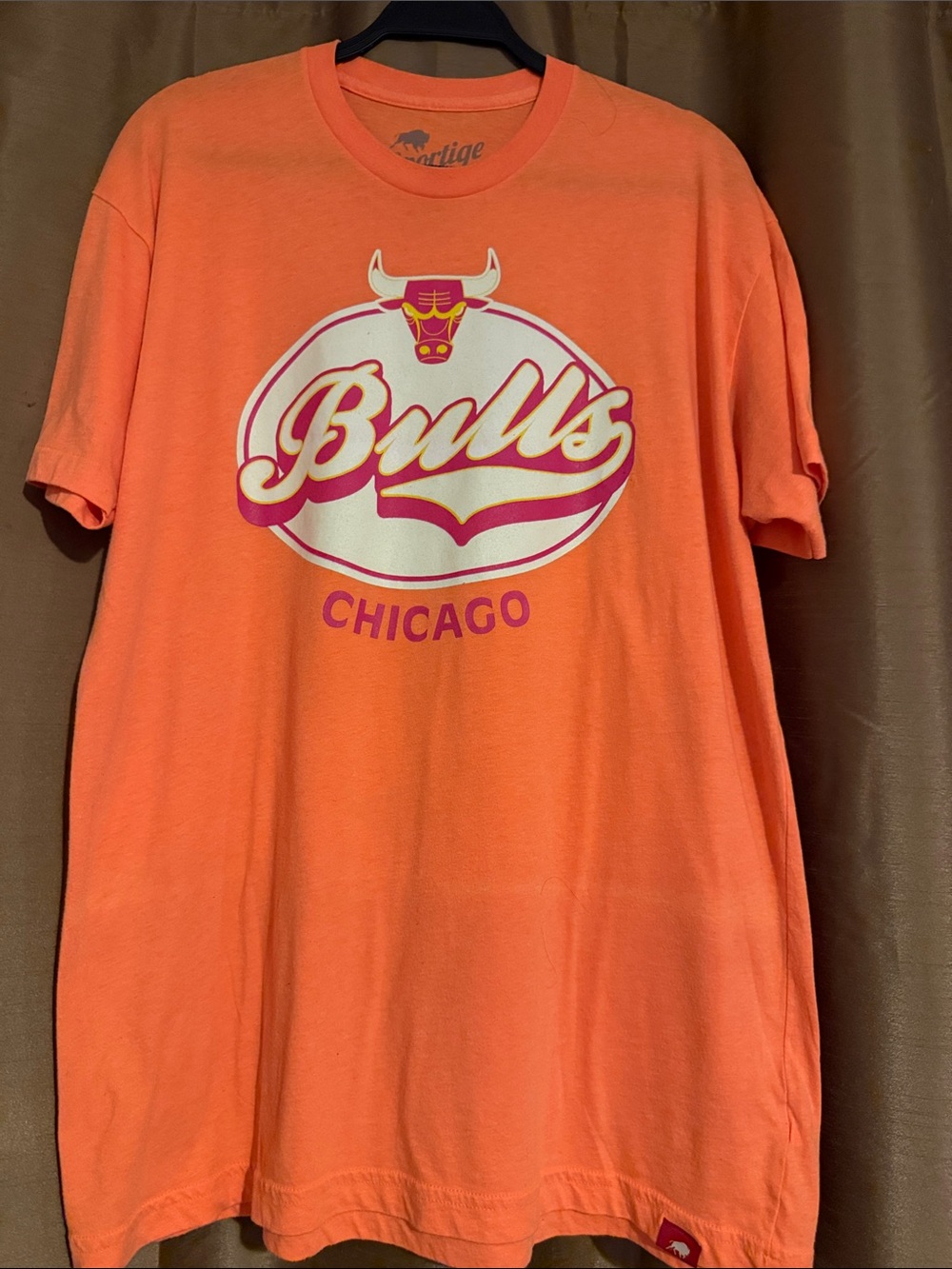 Chicago Bulls Orange Graphic SPORTIQE Tee NBA